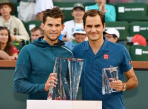 Read more about the article Roger Federer sends heartwarming message to Dominic Thiem on his retirement: "You always found a way to beat me"