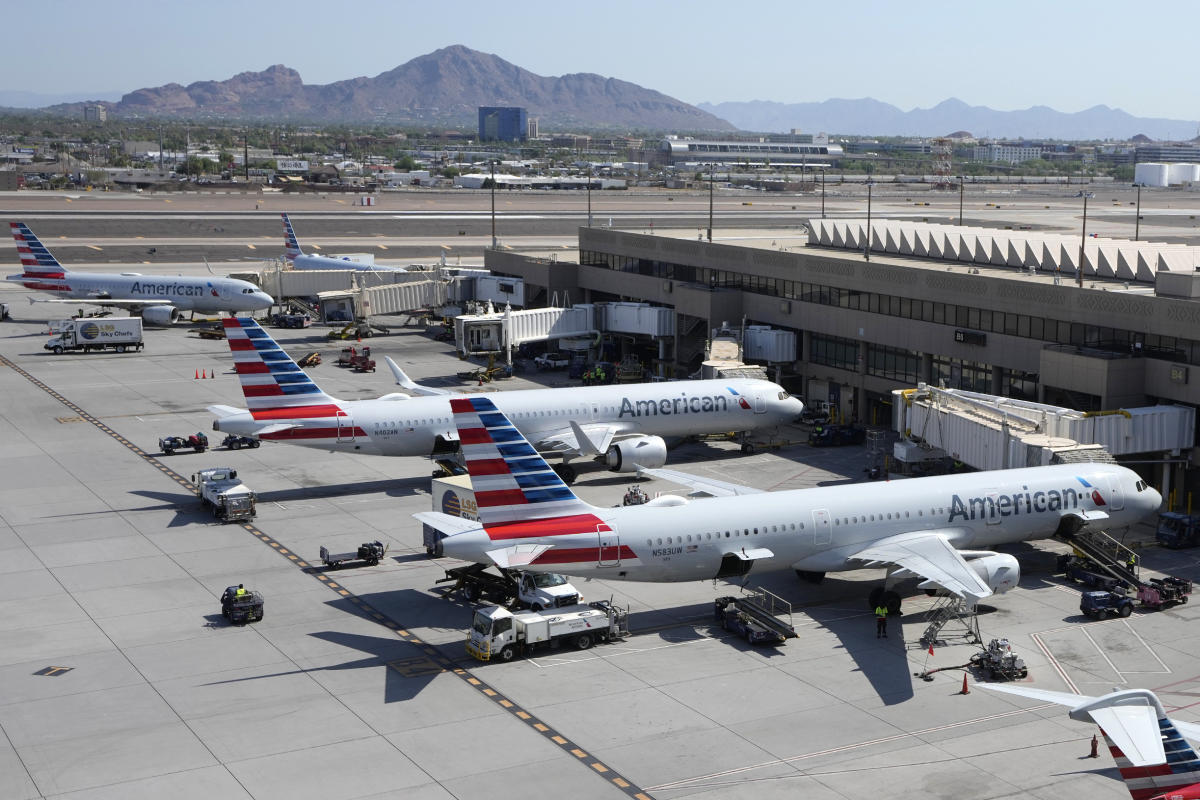 You are currently viewing American Airlines flights were grounded this morning, but have resumed