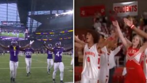 Read more about the article Vikings Celebrate Turnover W/ ‘High School Musical’ Dance, Efron & Hudgens Approve