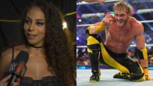 Read more about the article Samantha Irvin has an interesting reaction to a hilarious Logan Paul moment after he joins WWE RAW