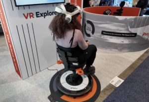 Read more about the article This spinning VR chair at CES 2025 somehow didn't make me feel like throwing up