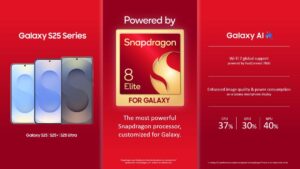 Read more about the article Samsung Galaxy S25 smartphones are powered by a custom Snapdragon 8 Elite SoC