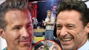 Read more about the article Ryan Reynolds Surprises Hugh Jackman During One-Man Show Amid Blake, Baldoni War