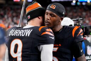 Read more about the article Joe Burrow doubles down on message to Bengals over $21,800,000 Tee Higgins’ impending future in Cincinnati