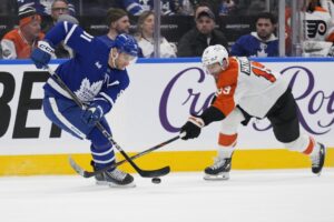 Read more about the article Flyers try to get even vs. surging Maple Leafs