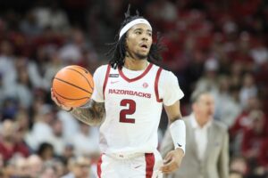 Read more about the article Arkansas freshman Boogie Fland (hand) likely out for season