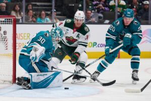 Read more about the article Marc-Andre Fleury helps Wild shut down Sharks