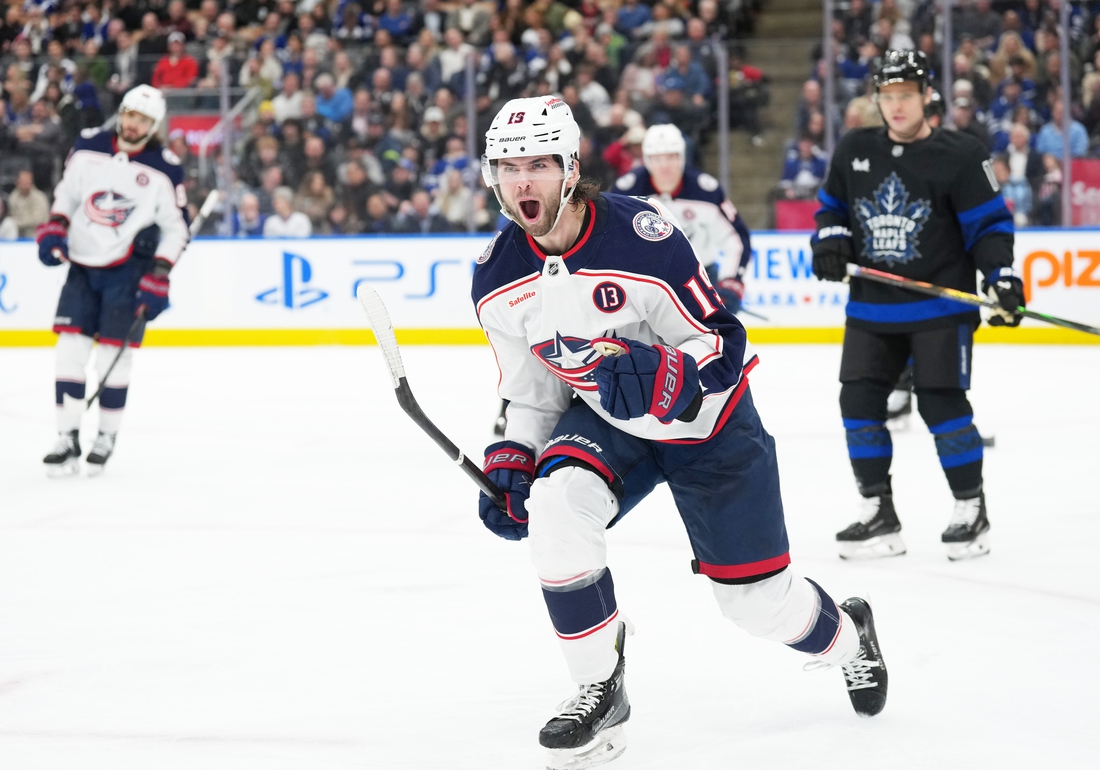 You are currently viewing NHL roundup: Jackets’ Adam Fantilli logs first hat trick