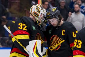 Read more about the article Quinn Hughes, Canucks end Caps’ winning streak