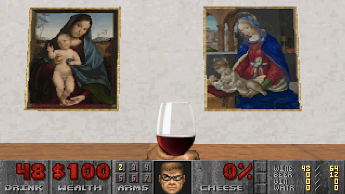 You are currently viewing Modders turn Doom into a classic art gallery