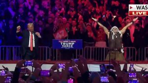 Read more about the article Donald Trump Dances with Village People During Victory Rally