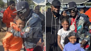 Read more about the article Public Enemy’s Chuck D & Flavor Flav Visit Altadena, Gift Blind Child $2500