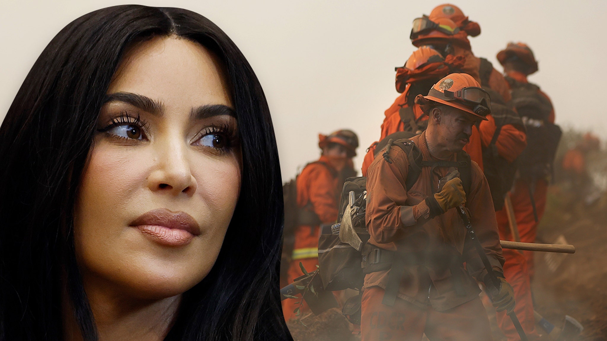 You are currently viewing Kim Kardashian Calls For Firefighter Inmates to Receive Higher Wages