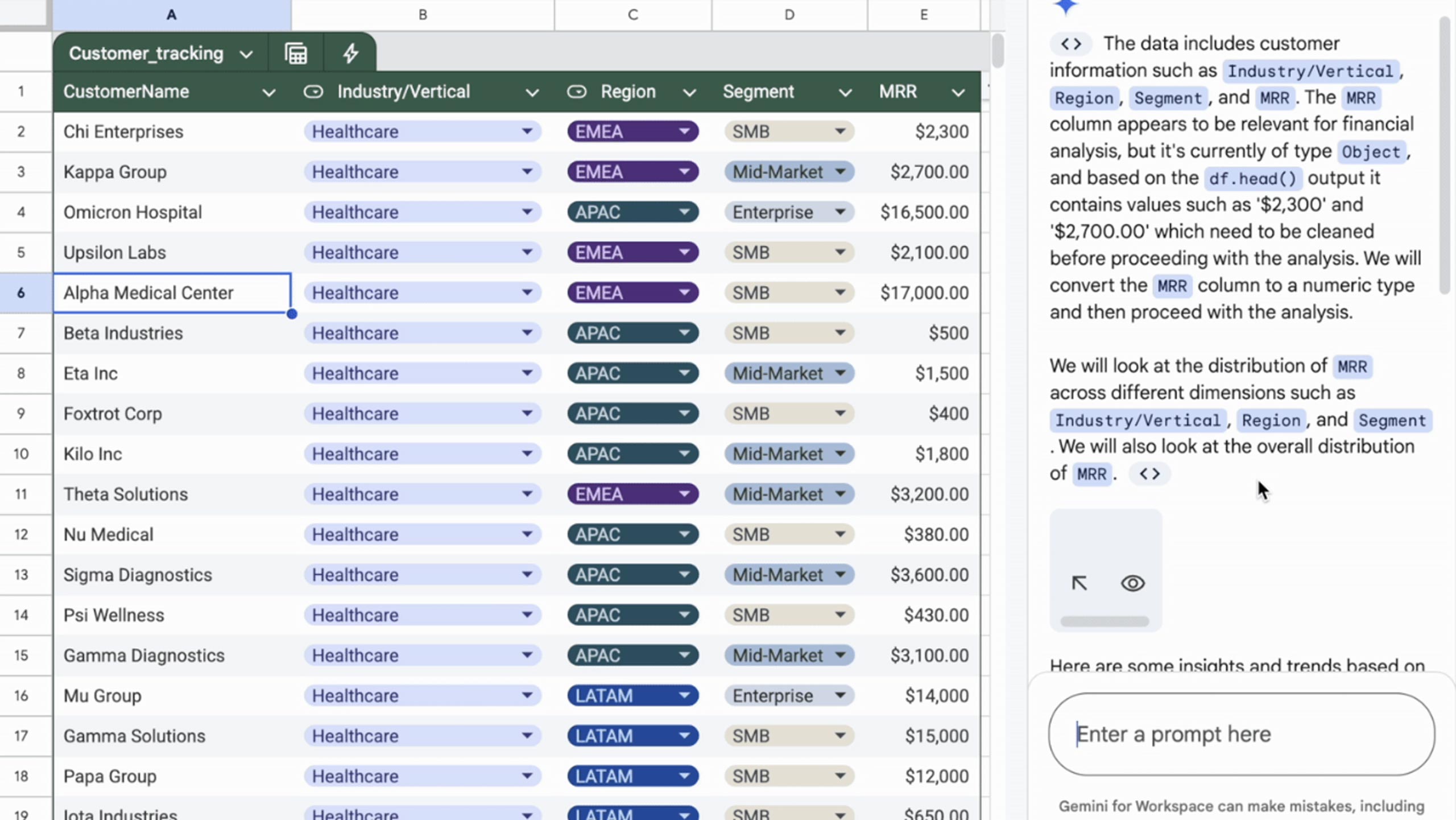 You are currently viewing Gemini can now do more complex data analysis in Google Sheets