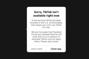 Read more about the article TikTok is no longer available in the US