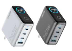 Read more about the article Anker announces new 140W wall charger with a handy built-in display at CES 2025