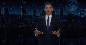 Read more about the article Jimmy Kimmel Fights Back Tears as He Addresses ‘Scary’ L.A. Fires