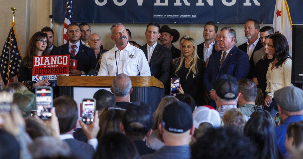 You are currently viewing Riverside County Sheriff Bianco enters California governor’s race