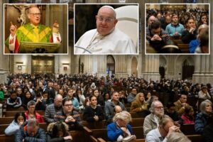 Read more about the article Faithful flock to St. Patrick’s Cathedral to pray for Pope Francis in battle with double pneumonia