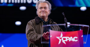 Read more about the article Bannon’s Salute at CPAC Sparks Outcry, Even on French Right