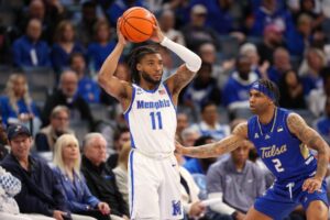 Read more about the article No. 14 Memphis hopes Tyrese Hunter can return to face South Florida