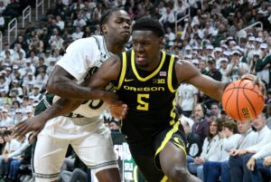 Read more about the article Down 14 at half, No. 9 Michigan State rallies past Oregon