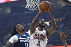 Read more about the article Cavaliers handle Timberwolves in wire-to-wire victory