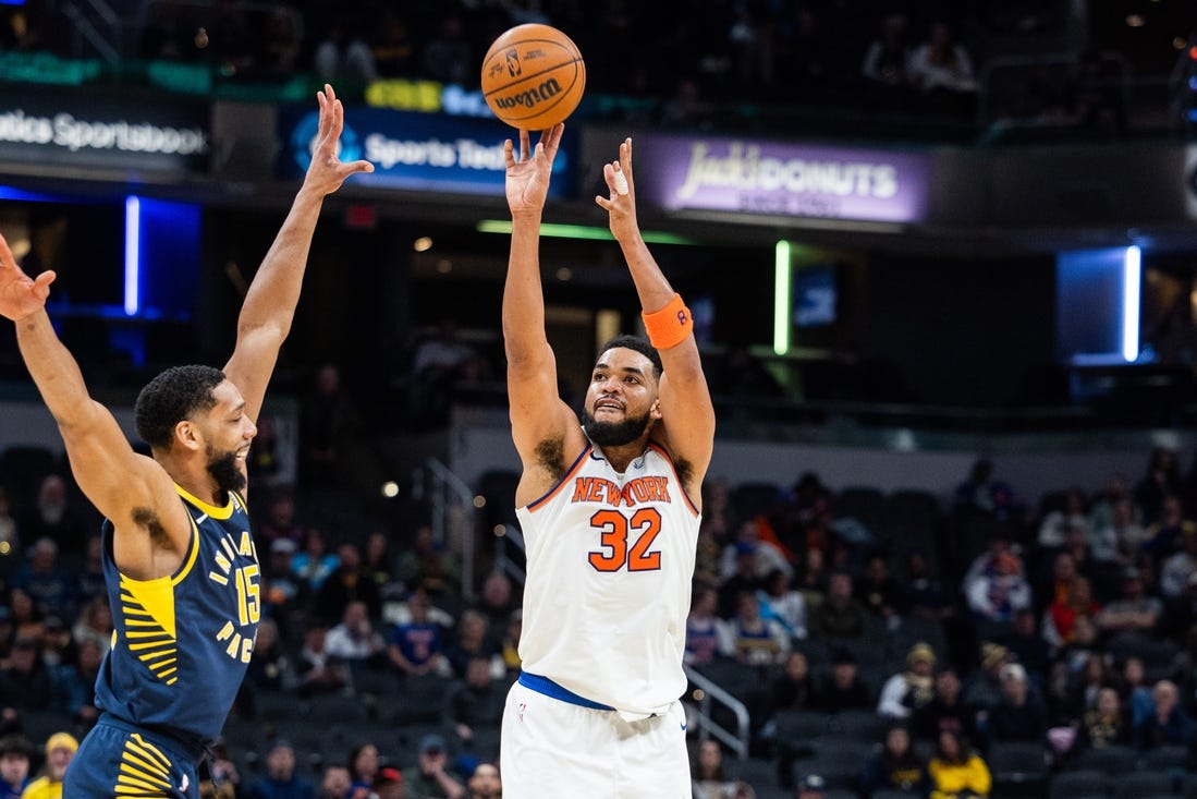 You are currently viewing NBA roundup: Karl-Anthony Towns, Knicks trounce Pacers