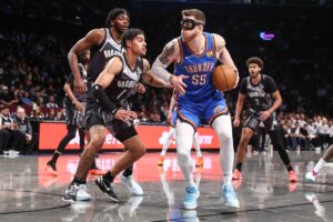 Read more about the article Thunder escape 18-point deficit, race past Nets