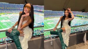 Read more about the article Kyle Kuzma’s GF Winnie Harlow shares starry Super Bowl weekend memories