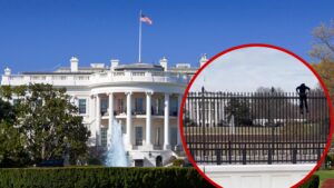 Read more about the article White House Fence Scaled by Intruder, Secret Service Quickly Intervenes