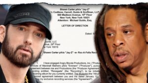 Read more about the article Jay-Z & Eminem Signed ‘Renegade’ Contract Hits Auction Block