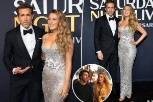 Read more about the article Blake Lively, Ryan Reynolds walk 1st red carpet at ‘SNL 50’ amid Justin Baldoni drama