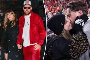 Read more about the article Travis Kelce went ‘all out’ for Taylor Swift on Valentine’s Day, showered her with $100K worth of luxe gifts