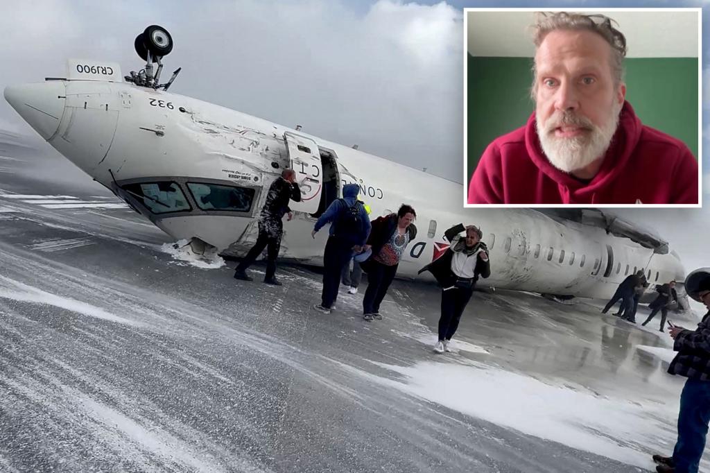 You are currently viewing Delta plane crash survivor thought he might die when aircraft flipped: ‘This is it’