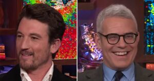 Read more about the article Miles Teller Jokes About ‘Pervert’ Andy Cohen Looking at His Crotch