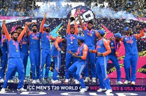 Read more about the article Team India members presented with diamond rings to mark 2024 T20 World Cup win [Watch]