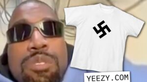 Read more about the article Kanye West Selling Swastika Shirt, Link From Super Bowl Commercial