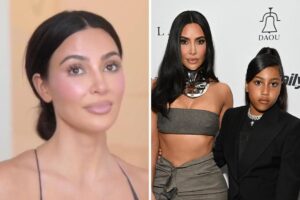 Read more about the article Kim Kardashian Says North West Was “Mad” At Her For Divorcing Kanye West