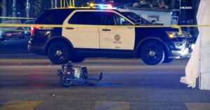 Read more about the article Boy on pocket bike dies in L.A. crash that wedges bike into car