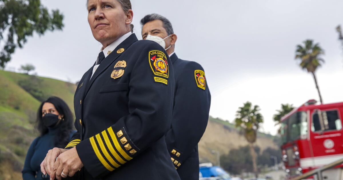 You are currently viewing L.A. fire chief Kristin Crowley responds to ouster by Bass