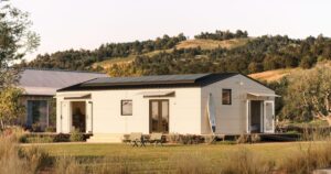 Read more about the article Caruso nonprofit joins with builder to give fire victims prefab homes