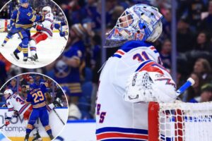 Read more about the article Rangers destroyed by Sabres in embarrassing loss in return from 4 Nations break