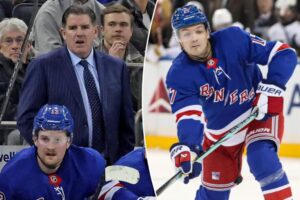 Read more about the article Rangers embracing busy closing playoff push: ‘In a dogfight’