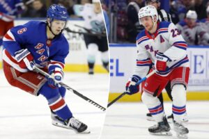 Read more about the article Rangers’ playoff pursuit even more challenging after Adam Fox’s injury