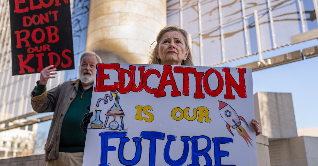 You are currently viewing Education Department Fires 1,300 Workers, Gutting Its Staff