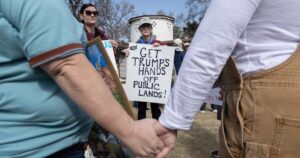 Read more about the article National Park Service cuts spark protests in Joshua Tree, Santa Monica Mountains