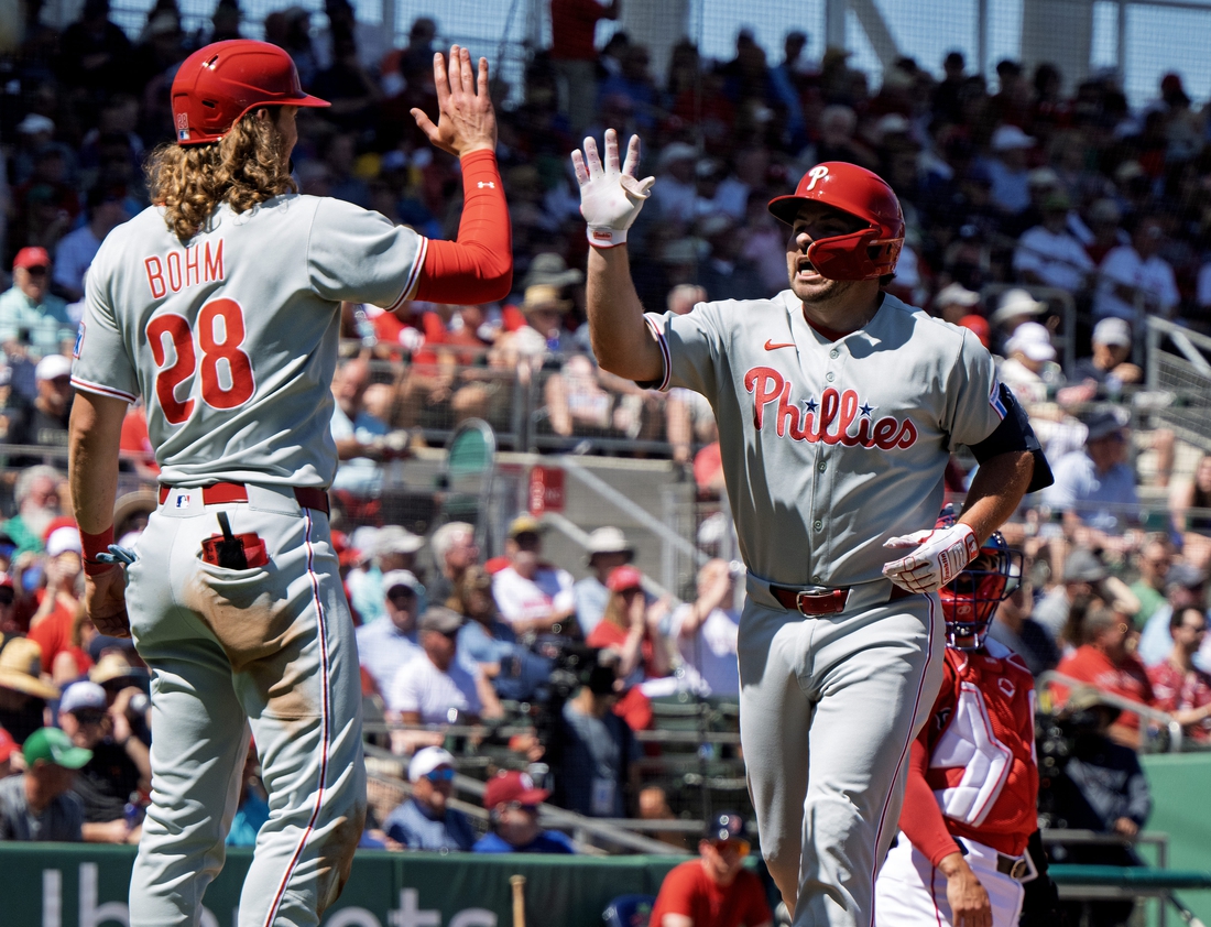 You are currently viewing Spring training roundup: Phillies drub Red Sox in high-scoring affair