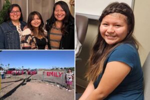 Read more about the article Mother of Arizona teen Emily Pike tears up after missing daughter found dismembered