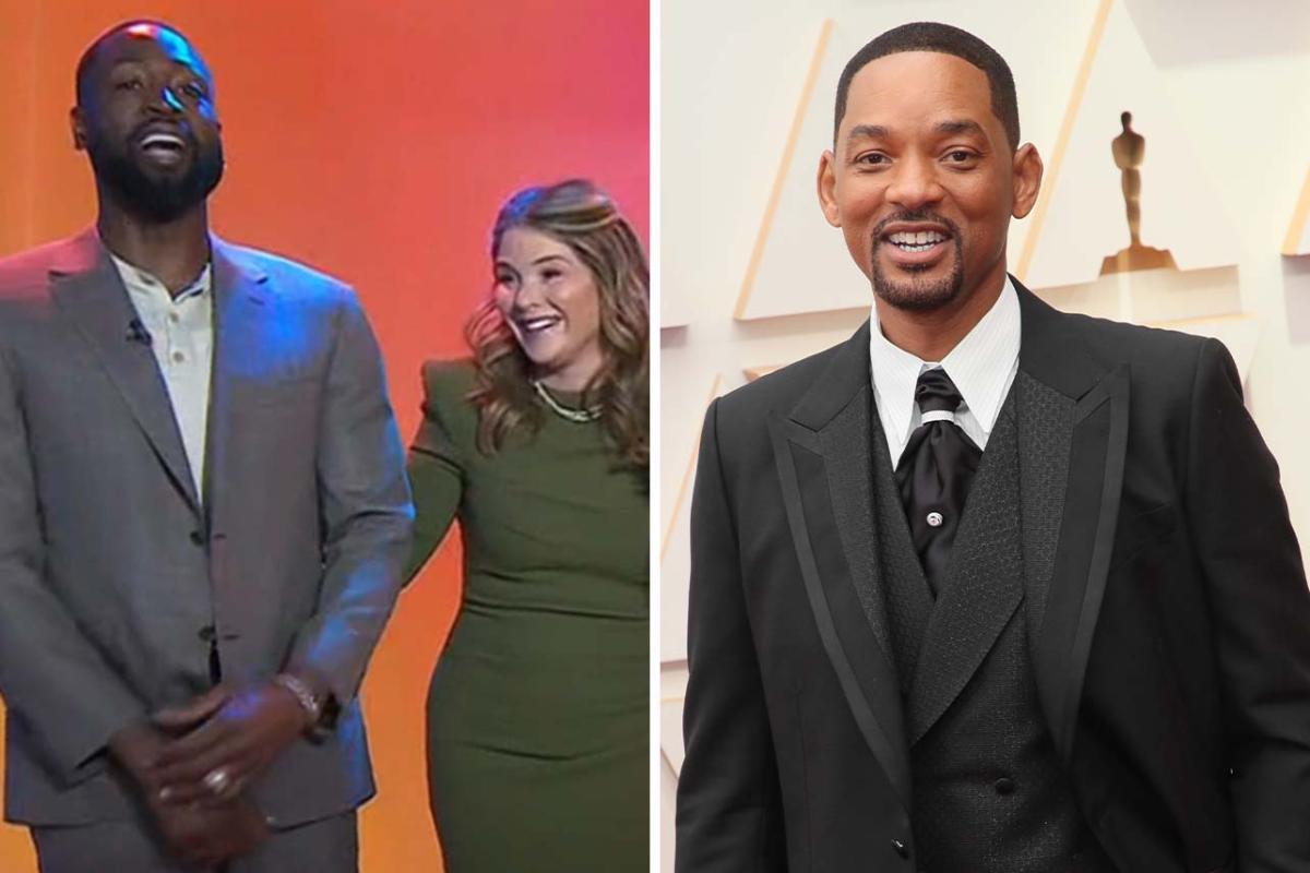 You are currently viewing Dwayne Wade Says Will Smith Is “Famous For Slapping Somebody” On ‘Today’ — Then Immediately Regrets It: “Is This Live?”